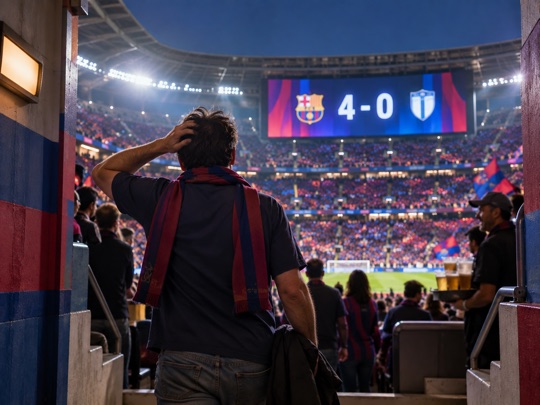 Afición en el estadio